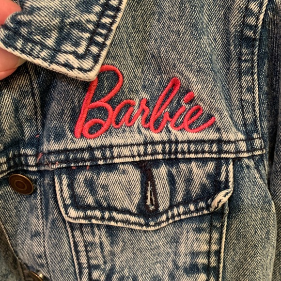 Blue Jean Barbie Jacket Girls Size Medium - Picture 4 of 7